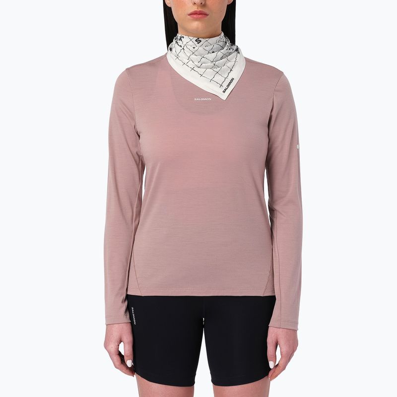 Longsleeve do biegania damski Salomon Sense Merino Tee LS antler