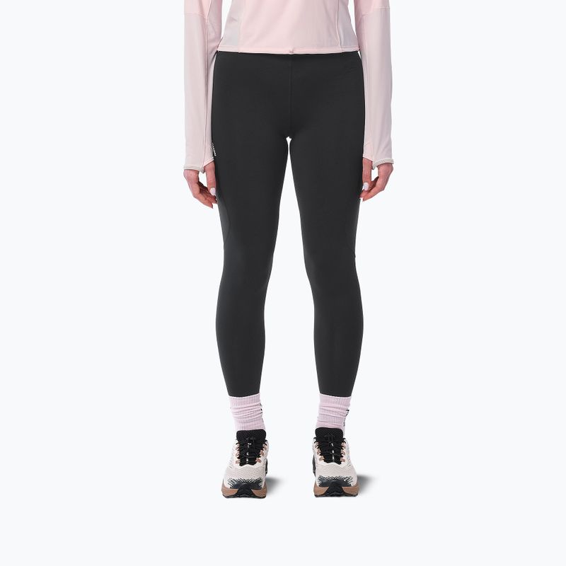 Legginsy do biegania damskie Salomon Shakeout Core Warm Tights deep black