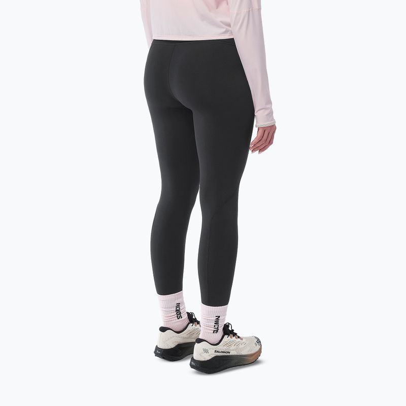 Legginsy do biegania damskie Salomon Shakeout Core Warm Tights deep black 2
