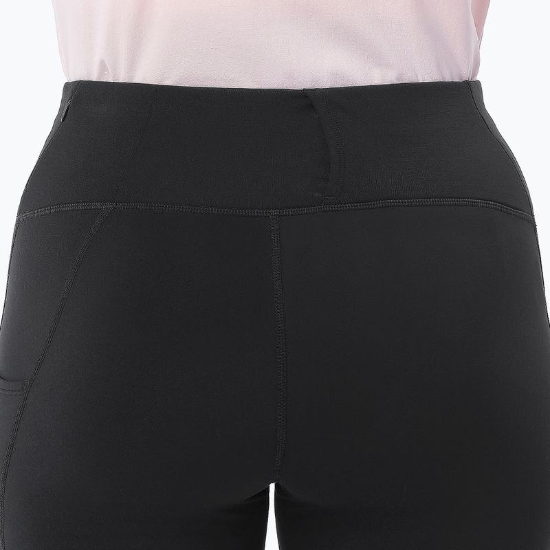 Legginsy do biegania damskie Salomon Shakeout Core Warm Tights deep black 5