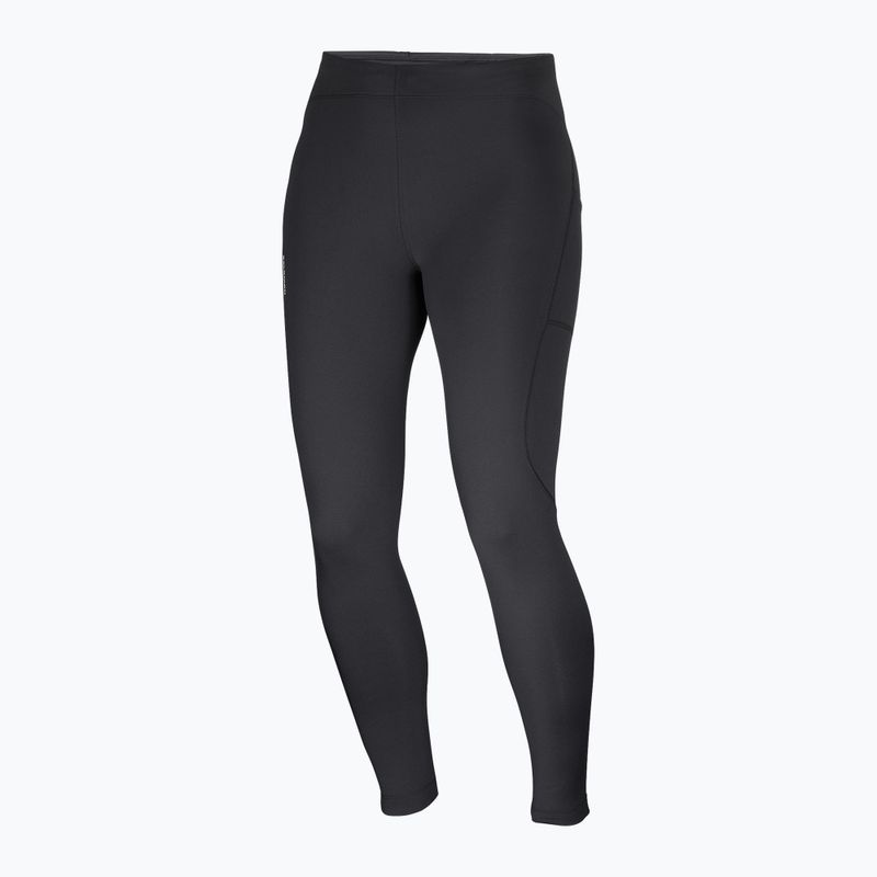 Legginsy do biegania damskie Salomon Shakeout Core Warm Tights deep black 6