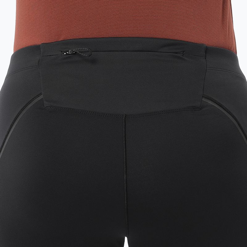 Legginsy do biegania damskie Salomon Sense Softshell Tights deep black 4