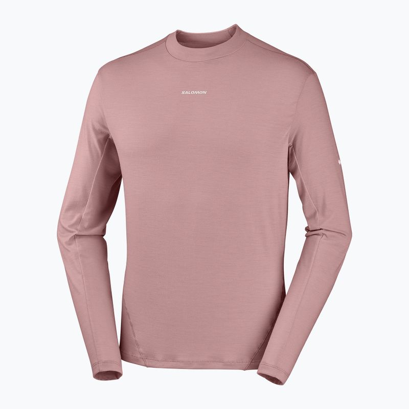 Longsleeve do biegania męski Salomon Sense Merino Tee LS antler 8