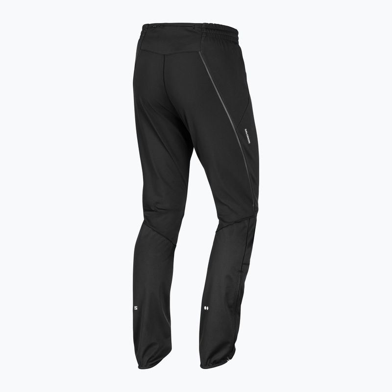 Spodnie do biegania męskie Salomon Sense Softshell Pants deep black 9