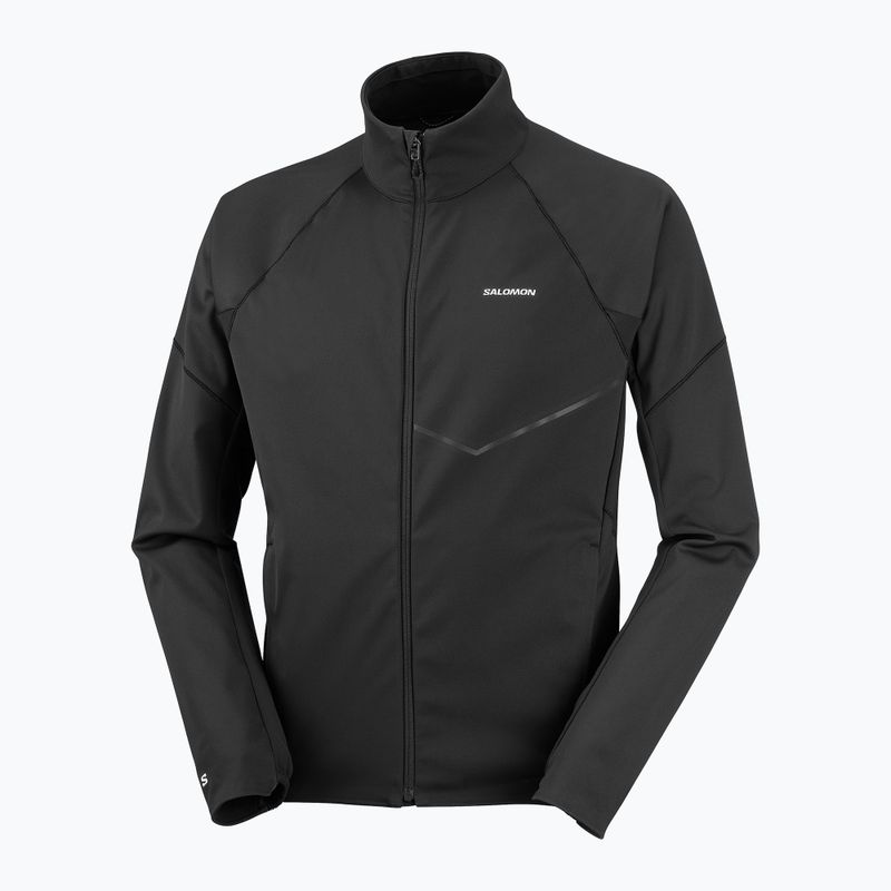 Kurtka do biegania męska Salomon Sense Softshell Jacket deep black 7