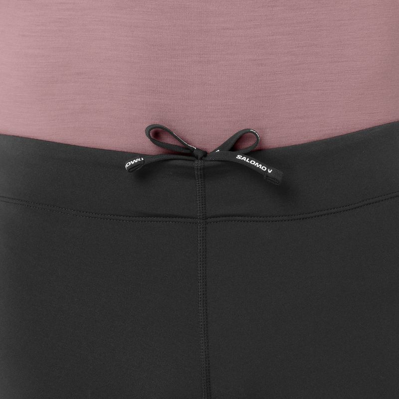 Legginsy do biegania męskie Salomon Shakeout Core Warm Tights deep black 4