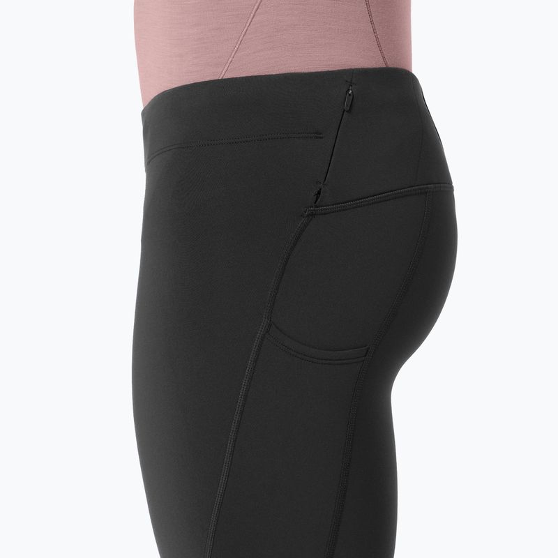 Legginsy do biegania męskie Salomon Shakeout Core Warm Tights deep black 5