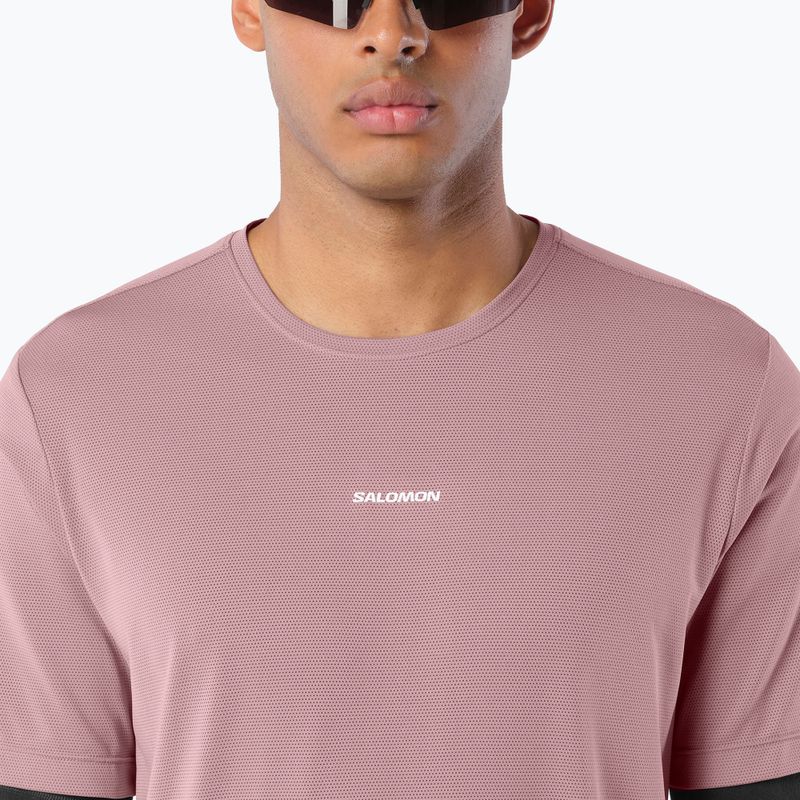 Koszulka do biegania męska Salomon Shakeout Core SS Tee antler 3