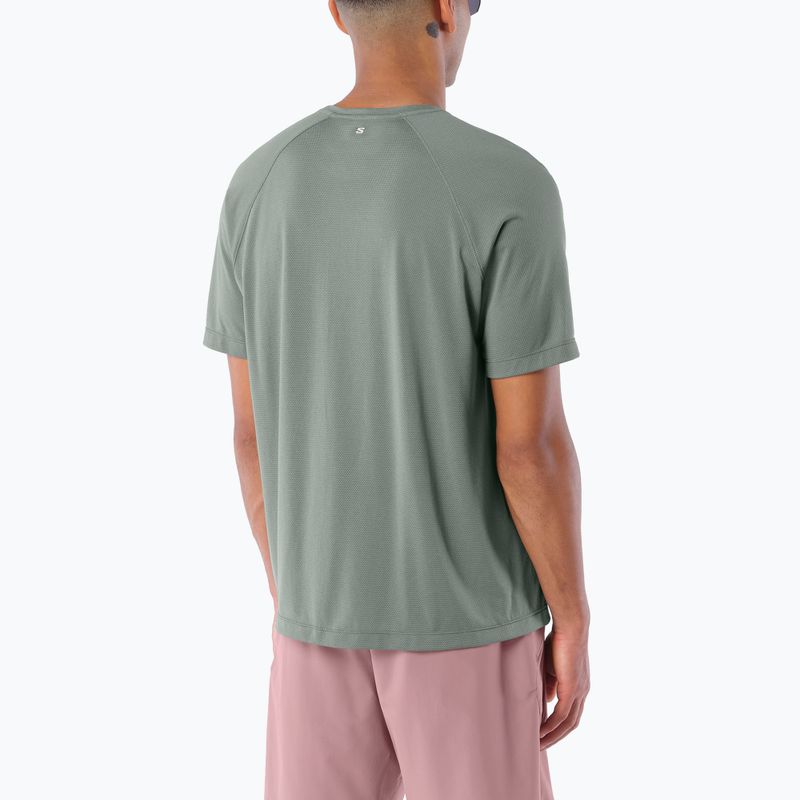 Koszulka do biegania męska Salomon Shakeout Core SS Tee castor gray 2