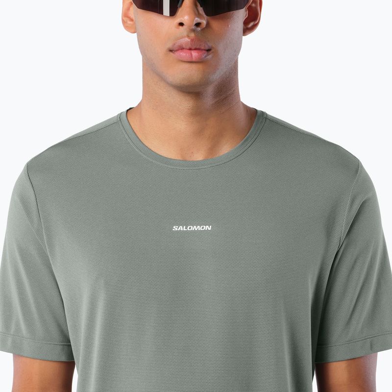 Koszulka do biegania męska Salomon Shakeout Core SS Tee castor gray 3