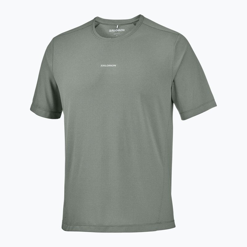 Koszulka do biegania męska Salomon Shakeout Core SS Tee castor gray 4