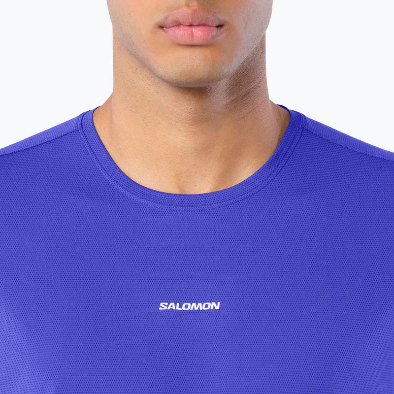 Koszulka do biegania męska Salomon Shakeout Core SS Tee clematis blue 3