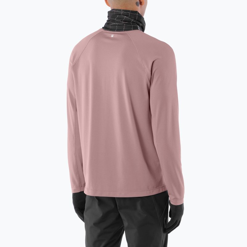 Longsleeve do biegania męski Salomon Shakeout Core LS Tee antler 2