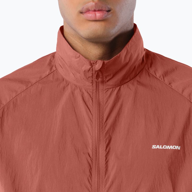 Kurtka do biegania męska Salomon Shakeout Fly burnt umber 5