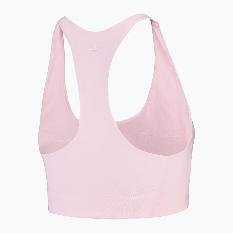 Biustonosz treningowy Salomon SHAKEout Core icy pink 4