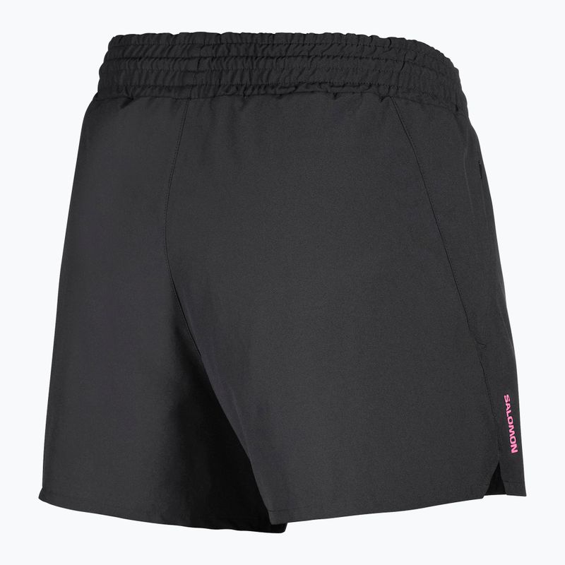 Spodenki do biegania damskie Salomon SHKout Courtney 4" deep black 7