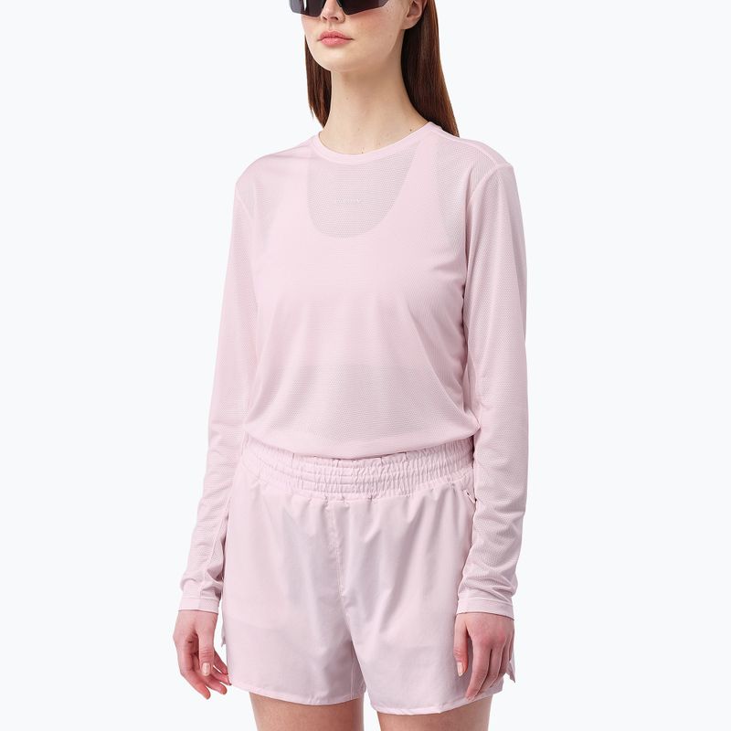 Longsleeve do biegania damski Salomon Shakeout Core LS Tee icy pink