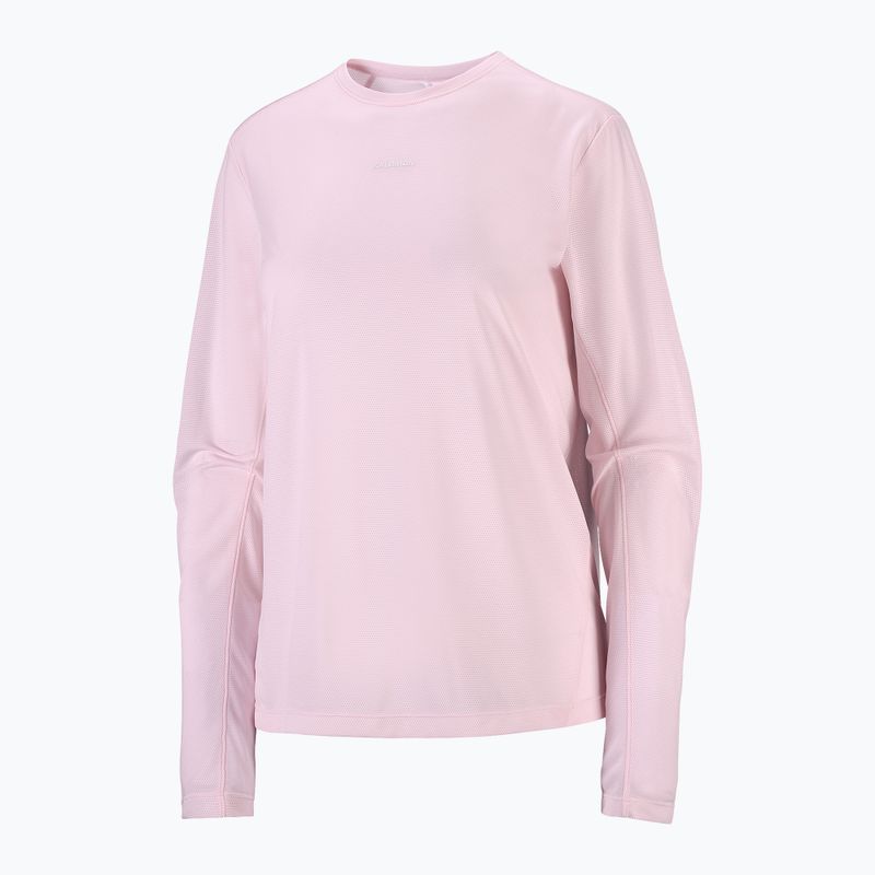 Longsleeve do biegania damski Salomon Shakeout Core LS Tee icy pink 4