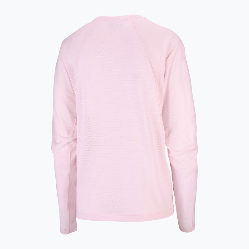 Longsleeve do biegania damski Salomon Shakeout Core LS Tee icy pink 5