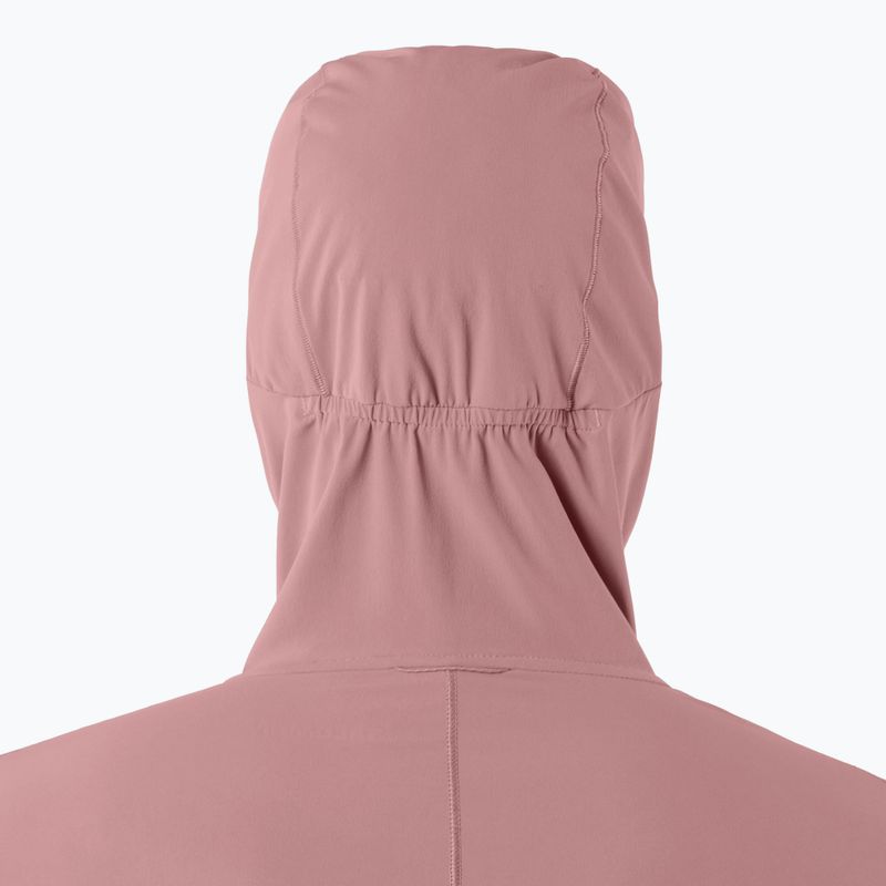 Bluza do biegania męska Salomon Sense Aero Hybrid Half Zip Hooded antler 5
