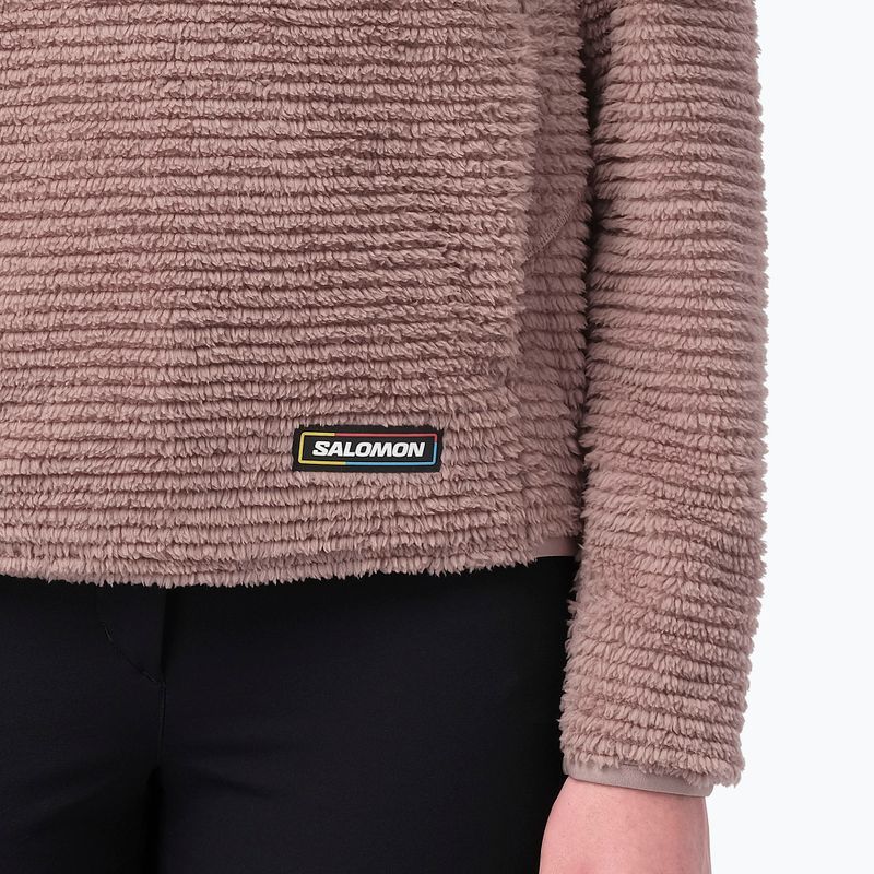 Bluza polarowa damska Salomon Thernova Fleece antler 4