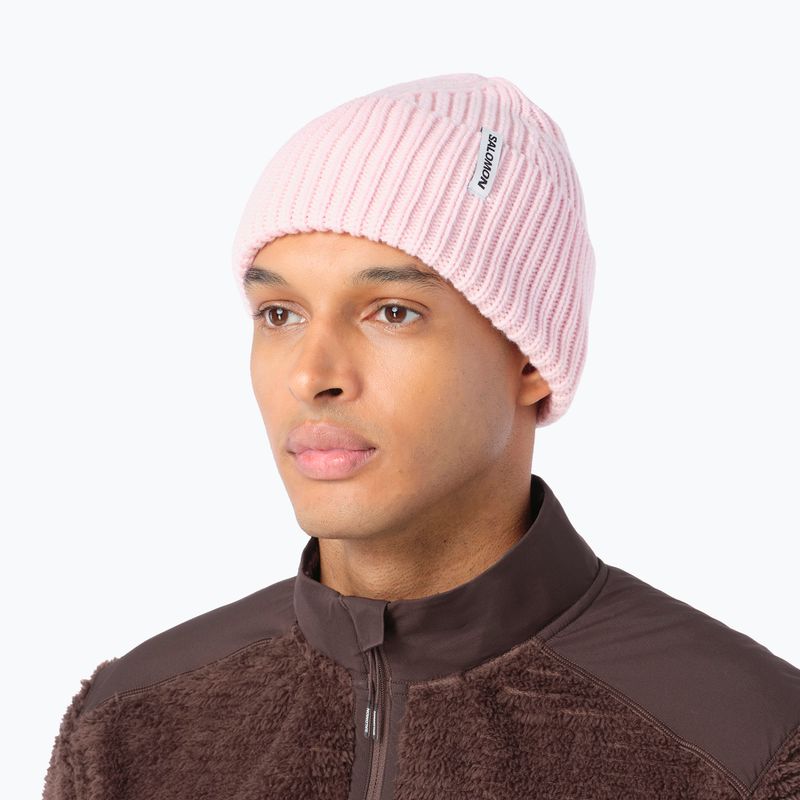 Czapka zimowa Salomon Snowbird icy pink 2