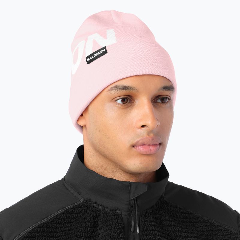Czapka zimowa Salomon Hermitage icy pink 2
