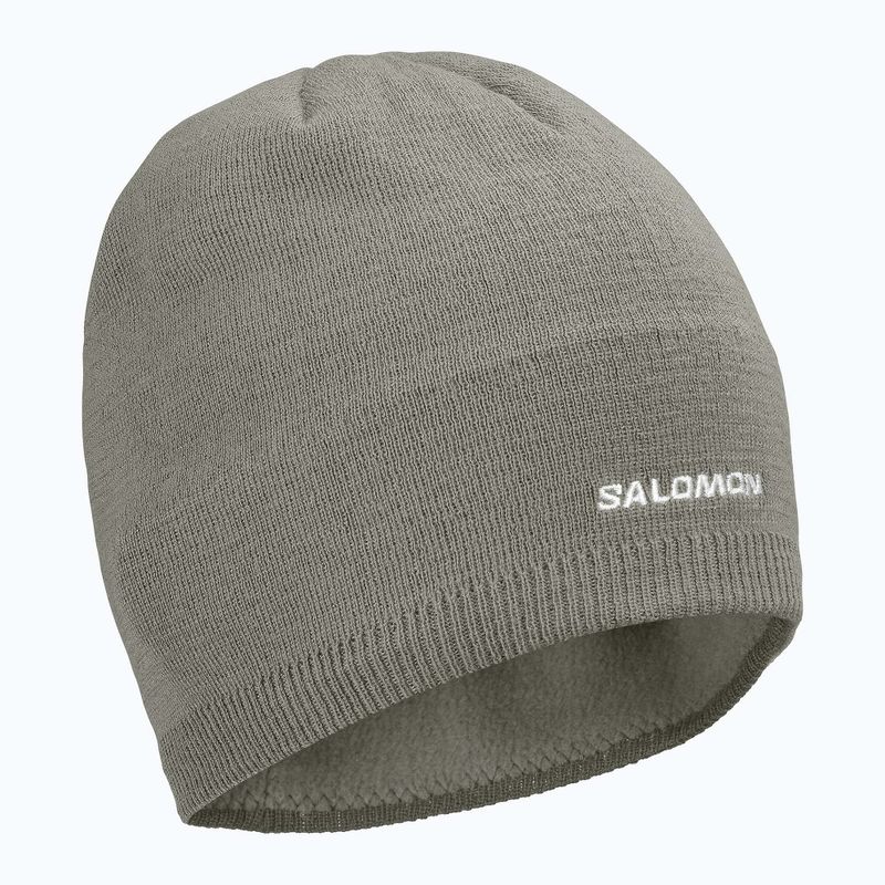 Czapka zimowa Salomon Beanie castor gray