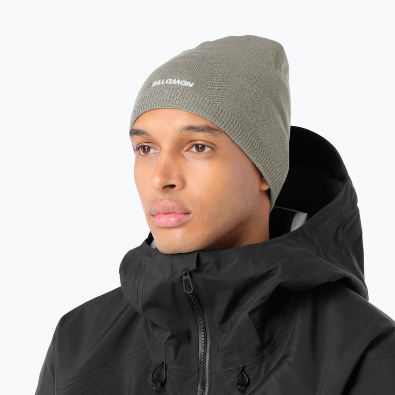 Czapka zimowa Salomon Beanie castor gray 2