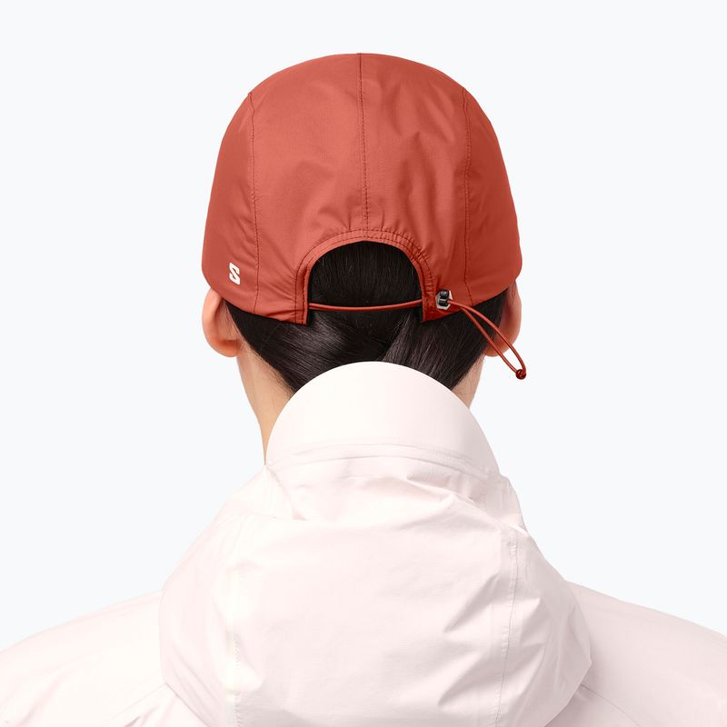 Czapka z daszkiem Salomon Bonatti Pro 5 Panel burnt umber 3