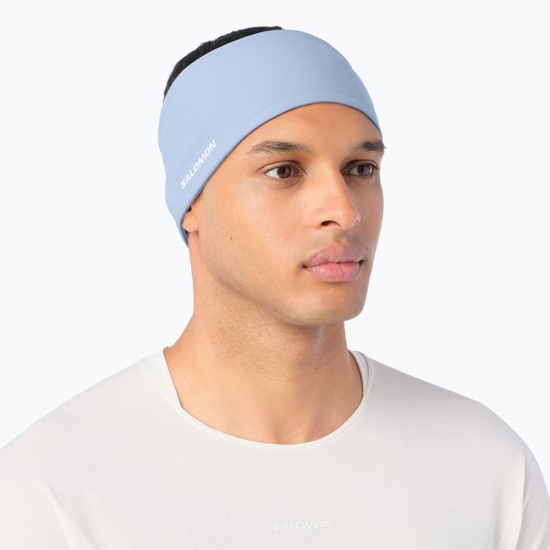 Opaska na głowę Salomon Run Tech Headband tempest 2
