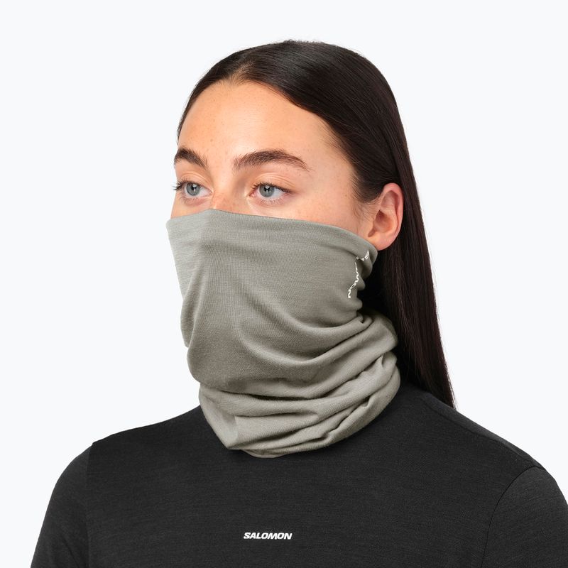 Komin Salomon Merino Neck Gaiter castor gray 3