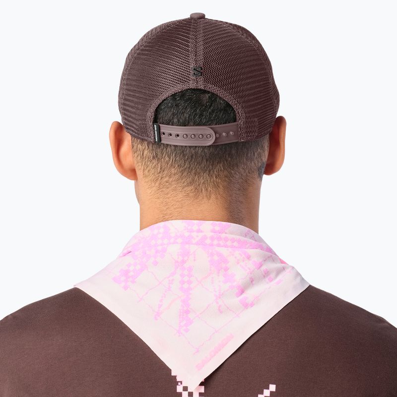 Czapka z daszkiem Salomon Logo Trucker coffee bean 3