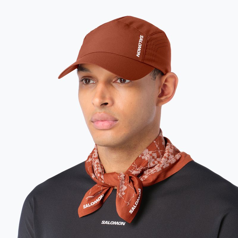 Czapka z daszkiem Salomon Shakeout burnt umber 2