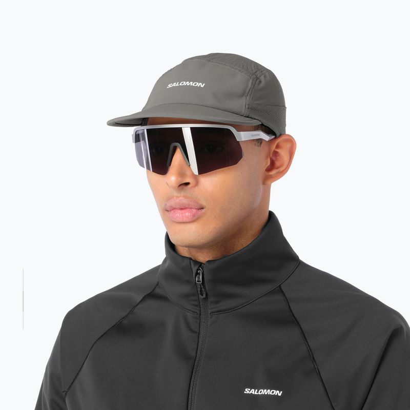 Czapka z daszkiem Salomon Sense Aero castor gray 2