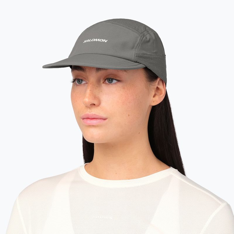 Czapka z daszkiem Salomon Sense Aero castor gray 4