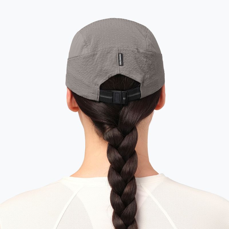 Czapka z daszkiem Salomon Sense Aero castor gray 5