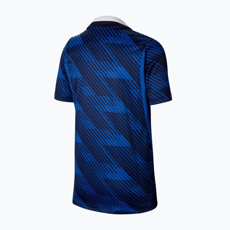 Koszulka piłkarska dziecięca Nike FFF 2026 Stadium Home game royal/metallic copper 2