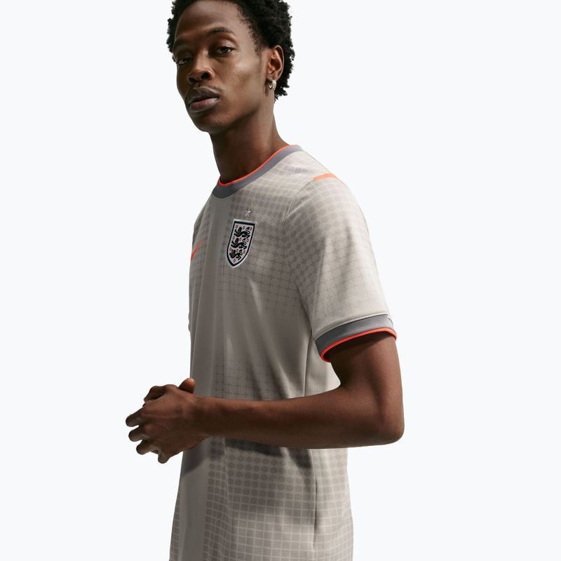 Koszulka piłkarska męska Nike England Academy Pro Pre-Match pewter grey/bright crimson 5