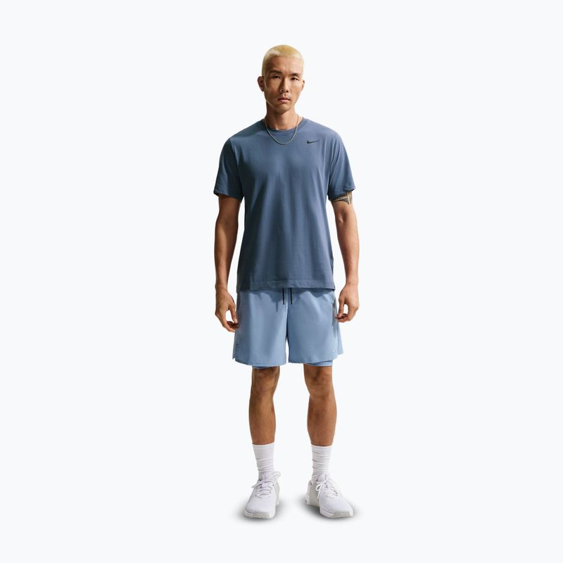 Koszulka męska Nike Dri-Fit diffused blue/black 2
