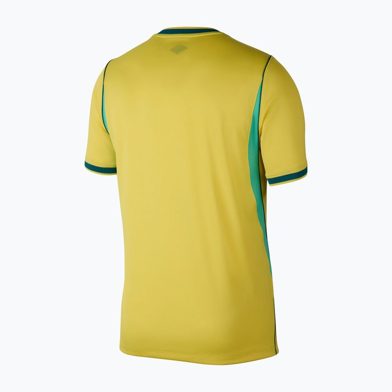 Koszulka piłkarska męska Nike Brazil 2026 Stadium Home Soccer Replica canary/light menta/geode teal 8