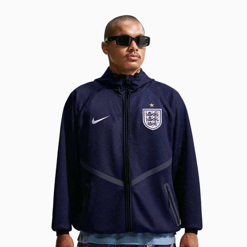 Kurtka piłkarska męska Nike England Dri-Fit Soccer Anthem IH1761 obsidian/black/white