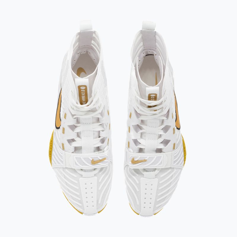 Buty bokserskie Nike HyperKo 3 white/metallic gold 6