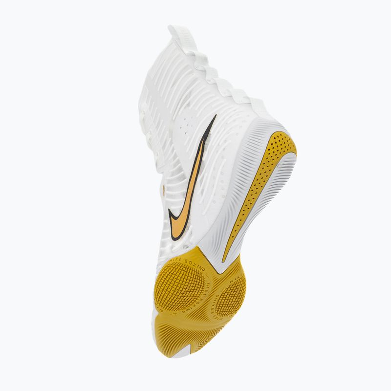 Buty bokserskie Nike HyperKo 3 white/metallic gold 8