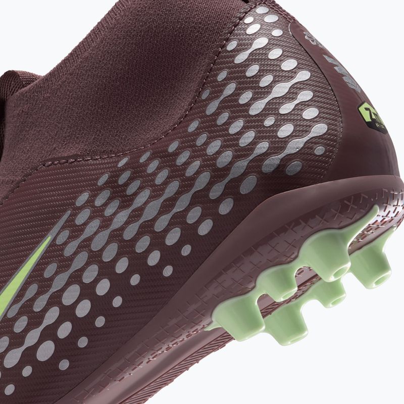 Buty piłkarskie dziecięce Nike Zoom Superfly 10 Academy Kylian Mbappe AG plum eclipse/metallic silver 6