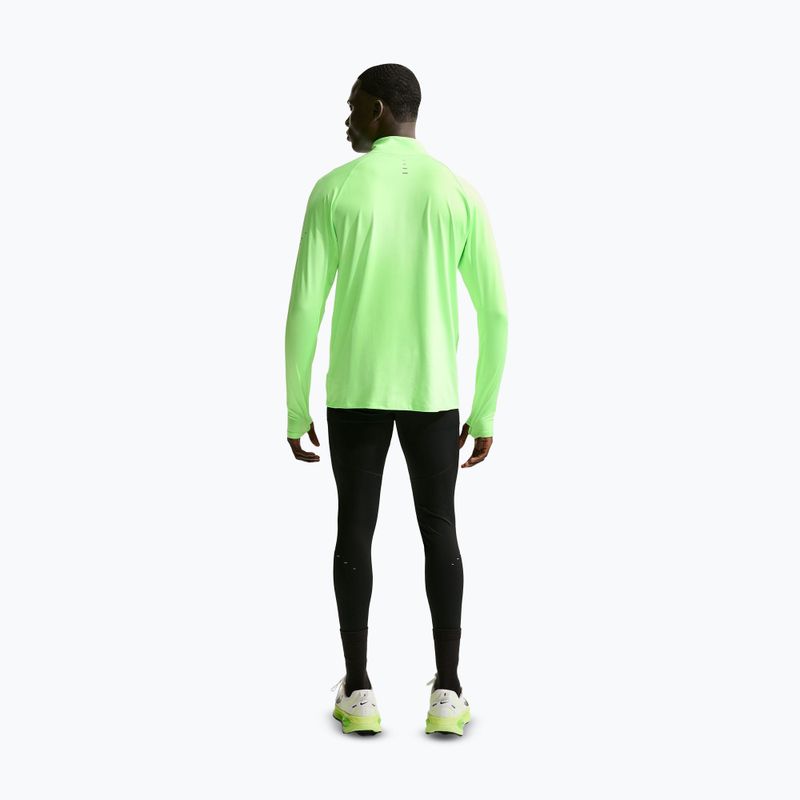 Bluza do biegania męska Nike Stride 1/4 Zip Dri-Fit lime blast 3