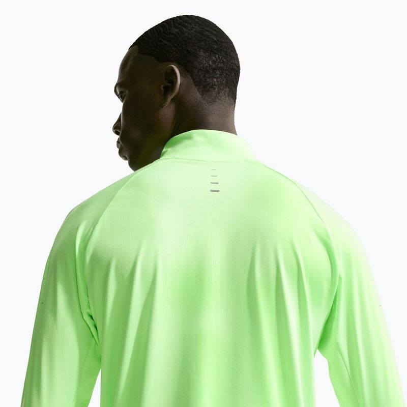 Bluza do biegania męska Nike Stride 1/4 Zip Dri-Fit lime blast 4