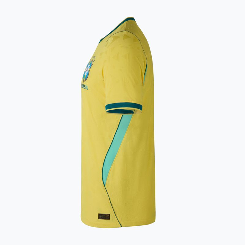Koszulka piłkarska męska Nike Brazil 2026/27 Match Home canary/light menta/geode teal 10