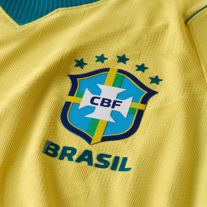 Koszulka piłkarska męska Nike Brazil 2026/27 Match Home canary/light menta/geode teal 11