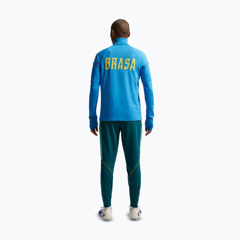 Spodnie piłkarskie męskie Nike Brazil Strike geode teal/light menta/midwest gold 3